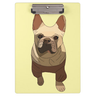 Französische Bulldogge Klemmbrett