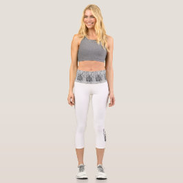 Französische Bulldogge Kopf French Bulldog Capri Leggings
