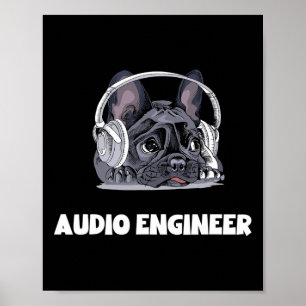 Französische Bulldogge Kopfhörer - Für den besten  Poster