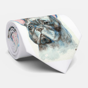 Französische Bulldogge Krawatte