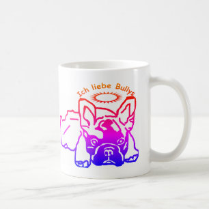 Französische Bulldogge Krone French Bulldog Kaffeetasse