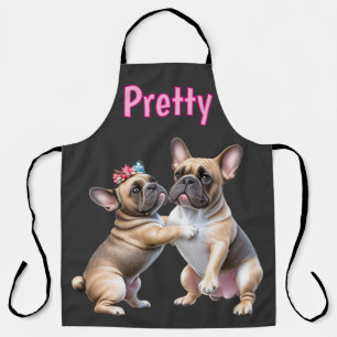 Französische Bulldogge Liebe Französische Bulldog Schürze
