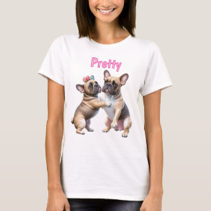 Französische Bulldogge Liebe Französische Bulldog T-Shirt