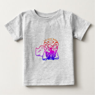 Französische Bulldogge Liebe French Bulldog Baby T-shirt