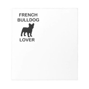 Französische Bulldogge Liebhaber Notizblock
