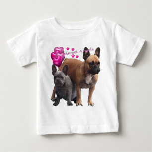 Französische Bulldogge lustig  French Bulldog Baby T-shirt