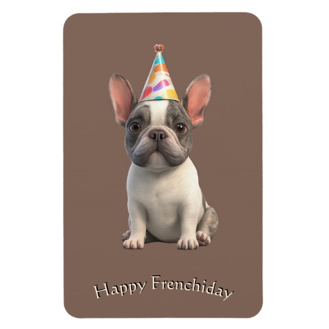 Französische Bulldogge Magnet (Vertikal)