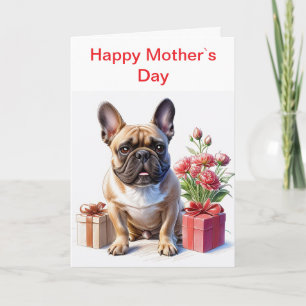 Französische Bulldogge Mothers Day French Bulldog Einladung