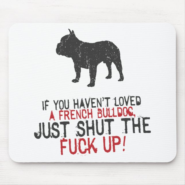 Französische Bulldogge Mousepad (Vorne)