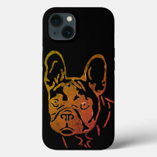 Französische Bulldogge Neon Herz French Bulldog Case-Mate iPhone Hülle