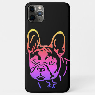Französische Bulldogge Neon Herz French Bulldog Case-Mate iPhone Hülle