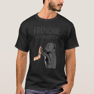 Französische Bulldogge Oma Frenchie Hundeliebhaber T-Shirt