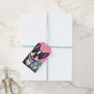 Französische Bulldogge Osterei French Bulldog Geschenkanhänger