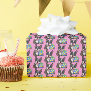 Französische Bulldogge Osterei French Bulldog Geschenkpapier
