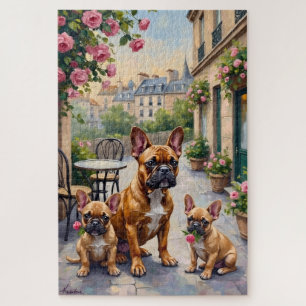 Französische Bulldogge Paris Garden Art