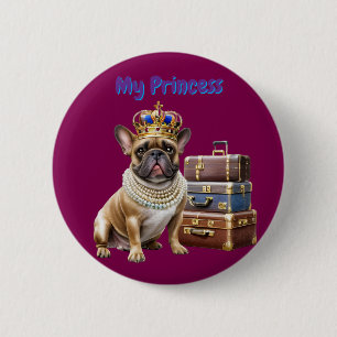 Französische Bulldogge Princess French Bulldog Button