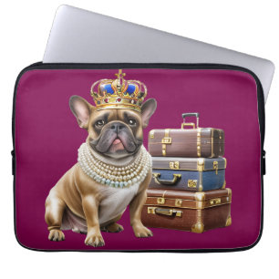 Französische Bulldogge Princess French Bulldog Laptopschutzhülle