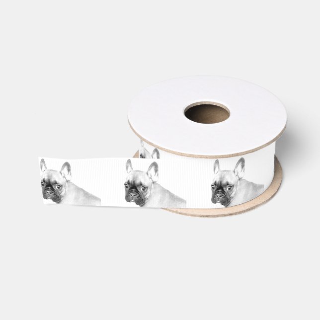 Französische Bulldogge Ripsband (Spule)