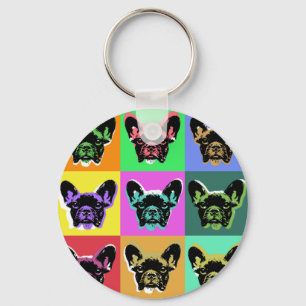Französische Bulldogge Schlüsselanhänger