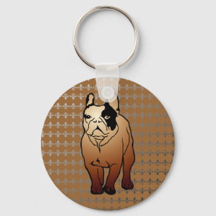 Französische Bulldogge Schlüsselanhänger