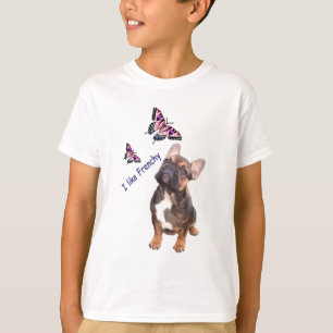 Französische Bulldogge Schmetterling Bulldog T-Shirt