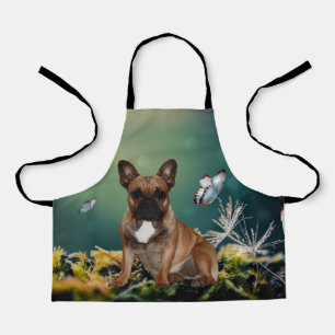 Französische Bulldogge Schmetterling French Bulldo Schürze