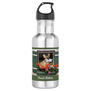 französische Bulldogge Spielzeug French Bulldog Edelstahlflasche
