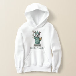 Französische Bulldogge Statue of Liberty Hunde Lie Hoodie