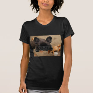 Französische Bulldogge Strand French Bulldog T-Shirt