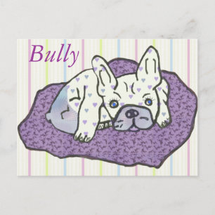 Französische Bulldogge Sweet Bully French Bulldog Postkarte