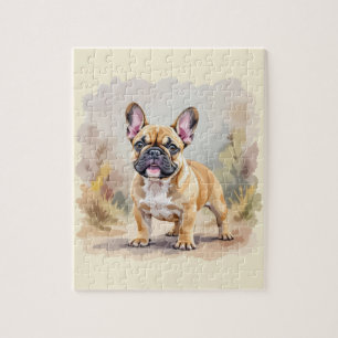 Französische Bulldogge Tan Fawn-farbene süße Frenc