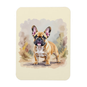 Französische Bulldogge Tan-Fawnfarbene süße French Magnet
