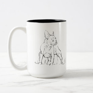Französische Bulldogge Tasse - Kaffeetasse Hundema