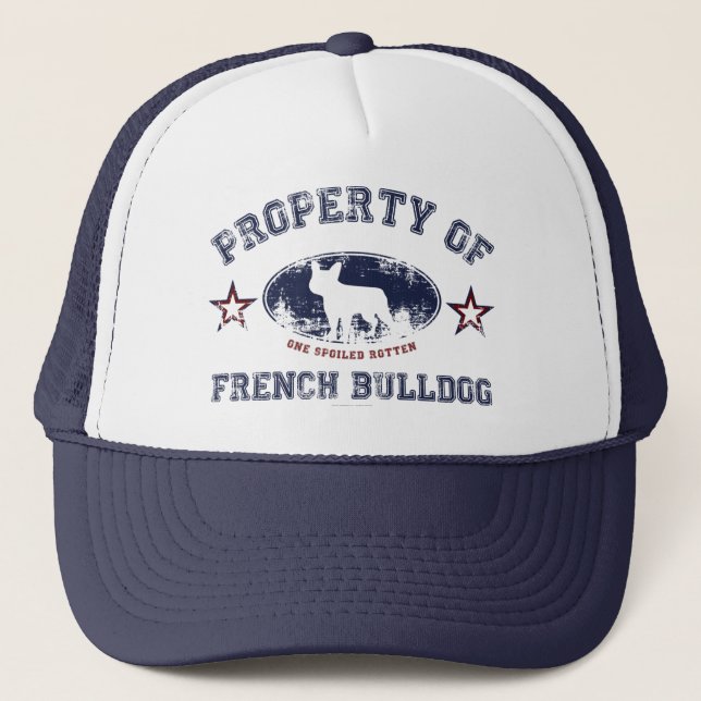 Französische Bulldogge Truckerkappe (Vorderseite)