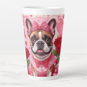 Französische Bulldogge Verliebt French Bulldog Milchtasse