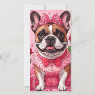 Französische Bulldogge Verliebt French Bulldog Save The Date