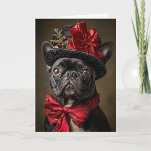 Französische Bulldogge Weihnachten Eleganter vikto