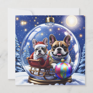 Französische Bulldogge Weihnachten French Bullog