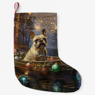 Französische Bulldogge Weihnachtliche Festliche Re Kleiner Weihnachtsstrumpf
