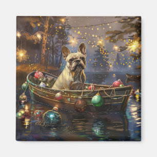 Französische Bulldogge Weihnachtliche Festliche Re Magnet