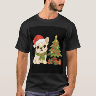Französische Bulldogge Weihnachts-T-Shirt T-Shirt