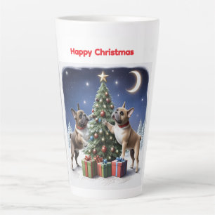 Französische Bulldogge Weihnachtsbaum Bulldog Milchtasse