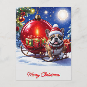 Französische Bulldogge Weihnachtskugel Weihnachten
