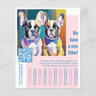 Französische Bulldogge Welpe Flyer