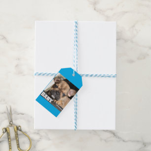 Französische Bulldogge Welpe Geschenkanhänger