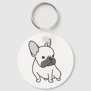 Französische Bulldogge Welpe Hundemama Rettung Ado Schlüsselanhänger