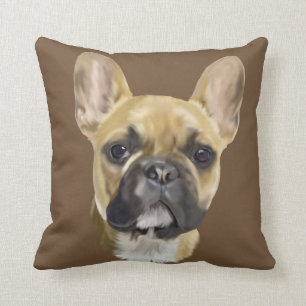 Französische Bulldogge-Welpe Kissen
