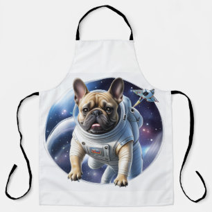 Französische Bulldogge Weltraum French Bulldog Schürze