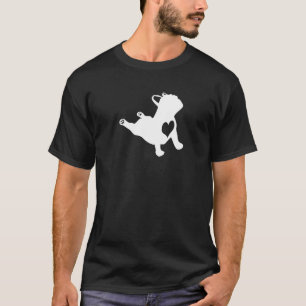 Französische Bulldogge Yoga Pose Namaste Im Bett Y T-Shirt