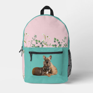 Französische Bulldogge zwei Freunde French Bulldog Bedruckter Rucksack